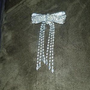Silver Rhinestone Pin